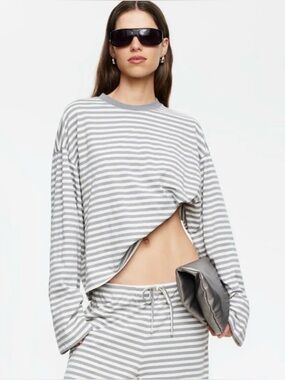 Lioness Bloom Long Sleeve - Ash Stripe